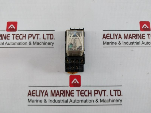 Omron My4I4N Power Relay With Socket Pyf14A-e 5A 250V 24Vdc 5A 28V- Dc1