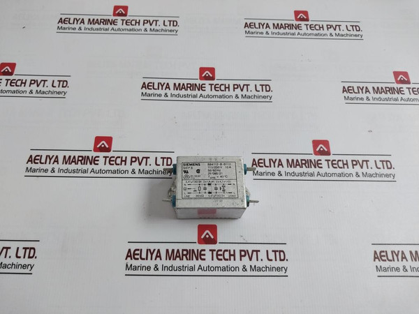Siemens B84112-b-b110 Power Line Filter 115/250V 10A 50/60Hz 340KΩ
