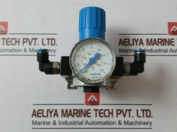 Festo Lr-d-mini Pressure Regulator 159625 16Bar 240Psi / 1,6Mpa 0-220 Psi 12Bar