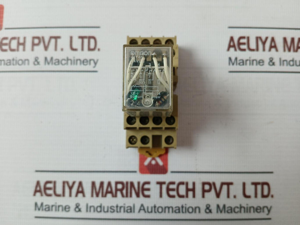Omron My4N Power Relay W/ Socket Pyf-14A-n 5A 250Vac 23X4W1 Oc3