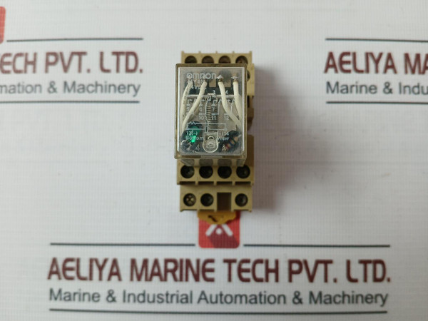 Omron My4N Power Relay W/ Socket Pyf-14A-n 5A 250Vac 23X4W1 Oc3