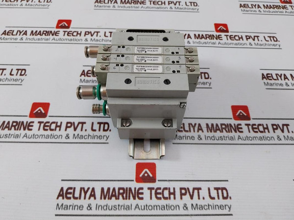 Numatics R2Fbbdz4Mk00061 Pneumatic Manifold W/ Double Solenoid Valve Max 100Psig