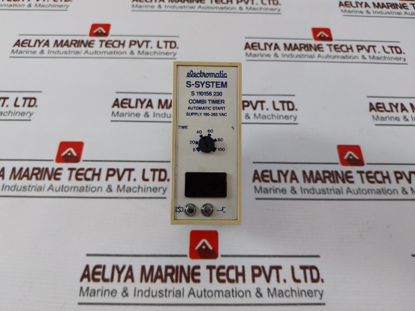 Electromatic S 110156 230 S-system Automatic Start Combination Timer 0.15-800Sec
