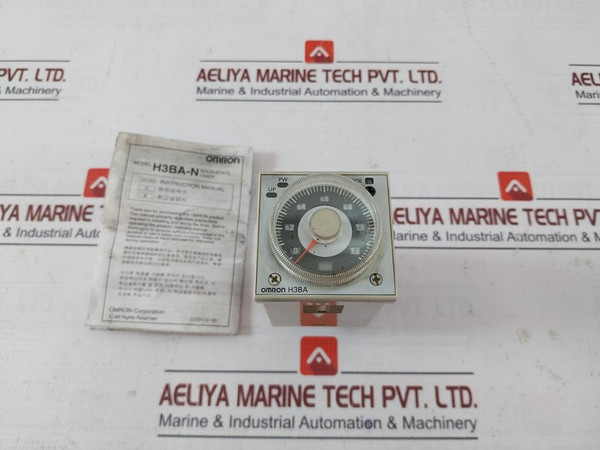Omron H3Ba-n Solid State Timer 0-1.2 Min Mode.A 24 Vdc