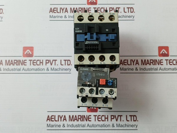 Telemecanique Lc1 D2510 Contactor With Thermal Overload Relay Lt2-e1316 50A 8 Kv