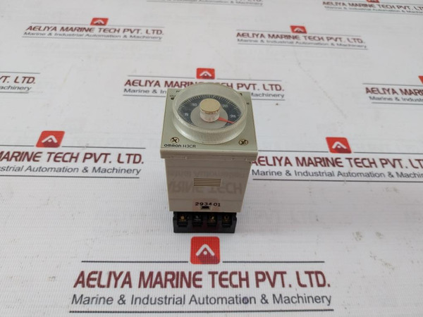 Omron H3Cr-a8 Timer Module With Base 100-240Vac 5A 250Vac