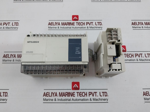 Mitsubishi Electric Fx1N-40Mt-ess/Ul Melsec Programmable Controller W/Fx2N-2Ad