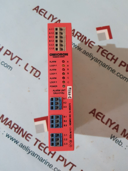 Omicron oau-01/ex alarm unit Used