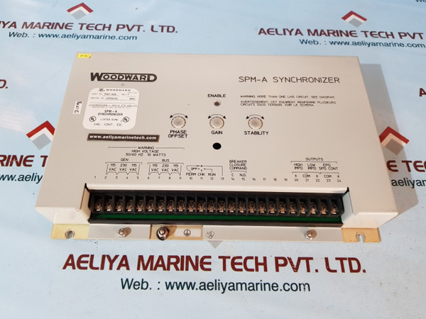 Woodward 9907-028 spm-a synchronizer rev F Used