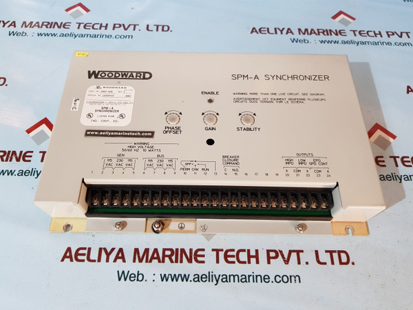 Woodward 9907-028 spm-a synchronizer rev F Used