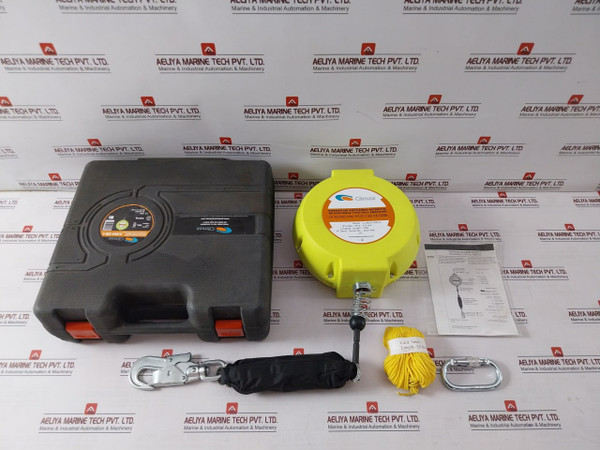 Climax 20M-a Fall Arrester Stopper Retractable Steel 20M Cable With Snap Hook New