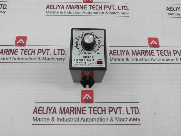 Omron Stp-n Subminy Timer Module 0-210 Seconds 0-180 Sec 220Vac 50/60Hz