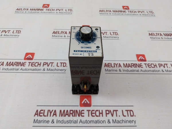 Fuji Electric Atm2Pad Motor Timer With Base 0-60Sec 110V 5060Hz