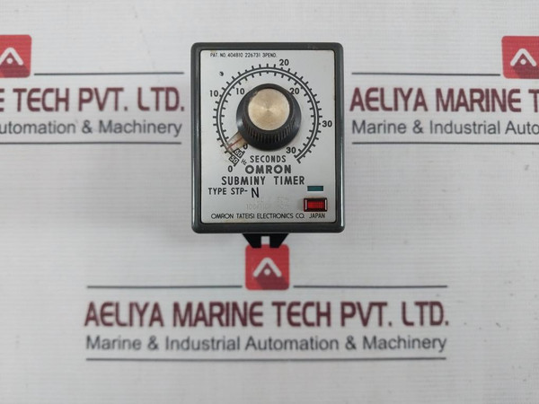 Omron Stp-n Subminy Timer 0-36 Seconds 100110V 220Vac 5060Hz 6Va 0.5 Sec