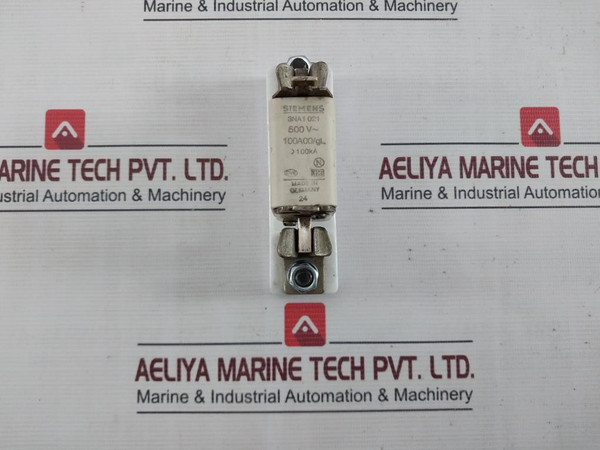 Lot Of 3X Siemens 3Na1 021 Sitor Fuse Link With Blade Contact Base Holder