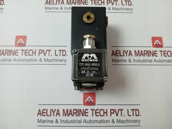 Mecman 3481 Pneumatic Solenoid Valve Mod C 24V 21W