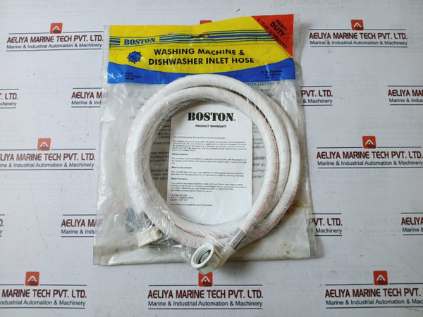 Boston Washing Machine And Dishwasher Inlet Hose 300 Psi, 90 Deg Max, 2 Meter