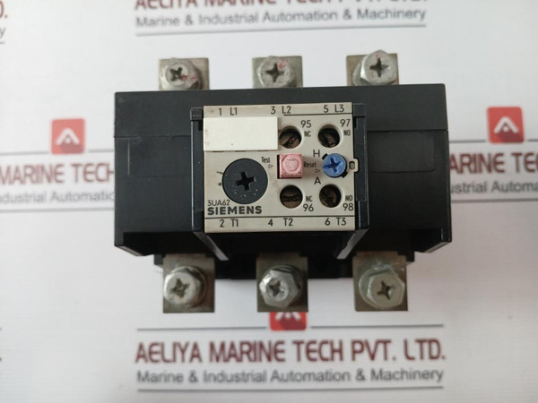 Siemens 3Ua62 00-3H Overload Relay Motor Control Ui 1000V 600V Ac M6-40  