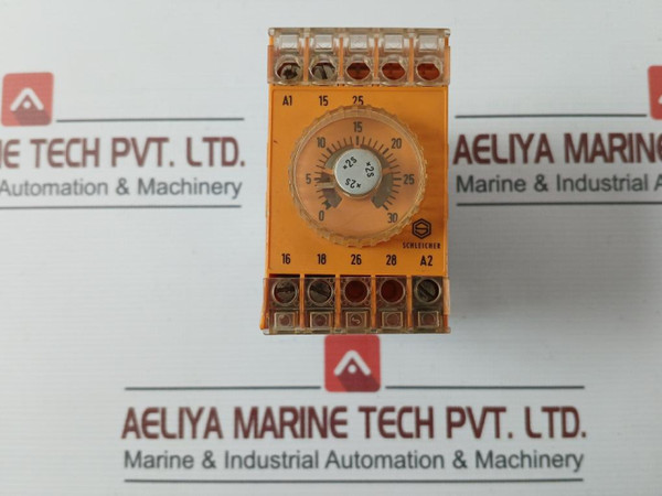 Schleicher Szm 11 Time Delay Relay 220V 50Hz 2-60S 500W 250V- 6A K85148/2 D07-21