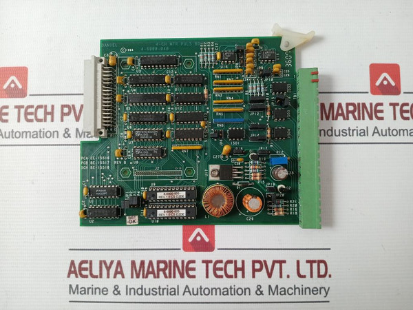 Daniel 4-6000-040 4-channel Meter Pulse Board Rev B 94V-0 Pca