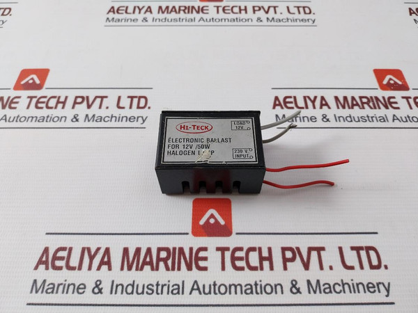 Hi-teck Electronic Ballast For Halogen Lamp 12V/50W, 230V