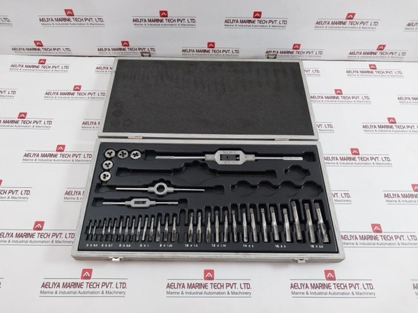 Vevor Tap & Die Set M3 - M18 & 1M1-10 W 1/16-3/8 25.4X9.5 & 3 M5-20 (Incomplete)
