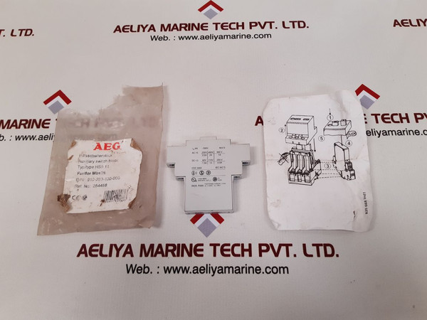 Aeg hs9.11 auxiliary switch block used