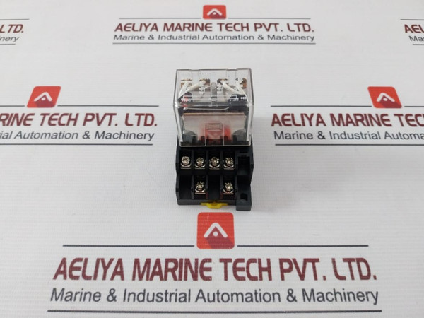 Honeywell Szr-ly4-n1 Power Relay With Socket Szx-slf-14 24Vdc 20A 10A @ 250Vac