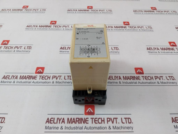 Siemens Gmui-1K Measuring Transducer Transmitter 7Kg2111-3Ak10 60Hz 0-1A 0-20Ma