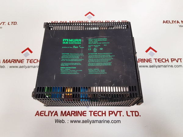 Murr Elektronik Mcs20-115/24 Single Phase Switch Mode Power Supply (Not Working)