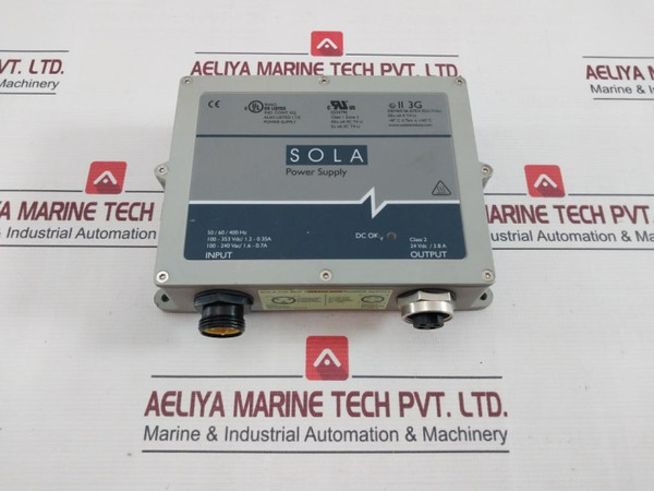 Sola Scp 100S24X-dvn Power Supply Demko 06 Atex 0521715U -40°C Tam +60°C