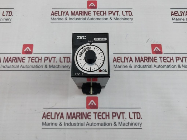 Tokyo Electric Erc-2 Time Delay Relay 0-6 Sec 3W 50/60Hz P.F=1