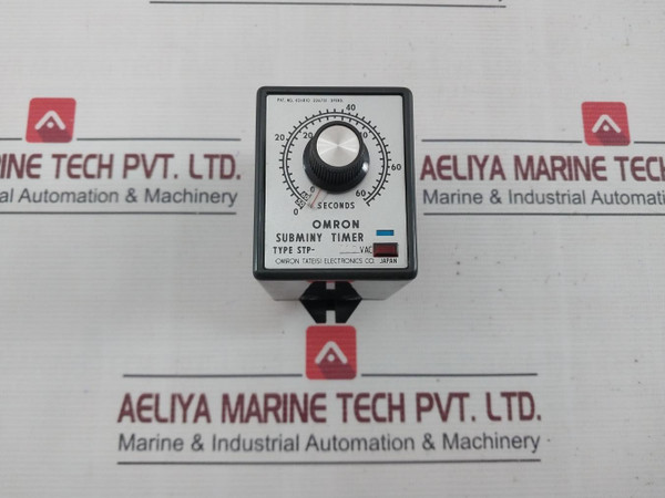 Omron Stp Subminy Timer 0-60/72 Second 110Vac 220Vac 50/60Hz