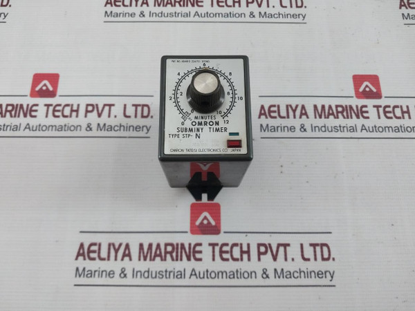 Omron Stp-n Subminy Timer 100/110V 50/60Hz 6Va 0 To 12 Second