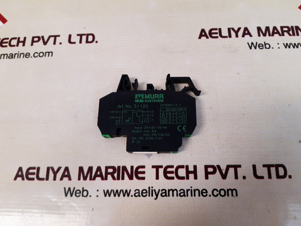 Murr Elektronik 51120 Interface Relay 250 Vac/Dc