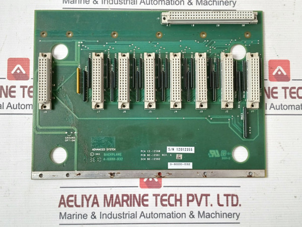 Advanced Systek 4-6000-032 Backplane Module Pcb Rev.A 94V-0