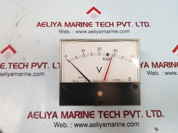 Toyo keiki dcf-12n volt meter cat iii 300v