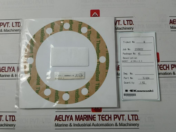 Kawasaki Te-3234 Gasket Seal 37 190Mm And 0.3Mm