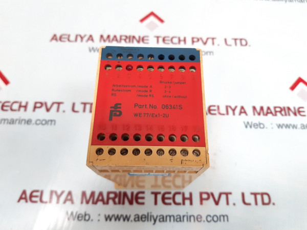 Pepperl+Fuchs We77/Ex1-2U Isolated Switch Amplifier 06341S 250Vac 4A 500Va