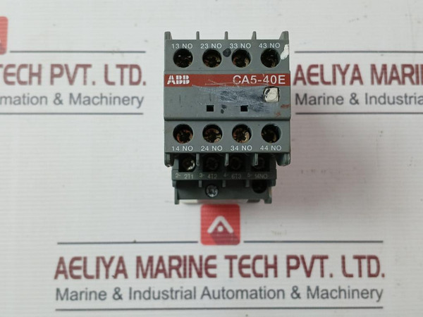 Abb Ca5-40E Auxiliary Contact Block 220-230V 50Hz 30A 16A Awg 10-18 Cu Str 75˚C