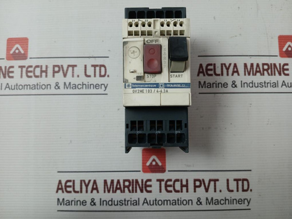 Telemecanique Gv2Me103 Motor Circuit Breaker 50/60Hz Ie: 4-6.3A Uimp: 6Kv