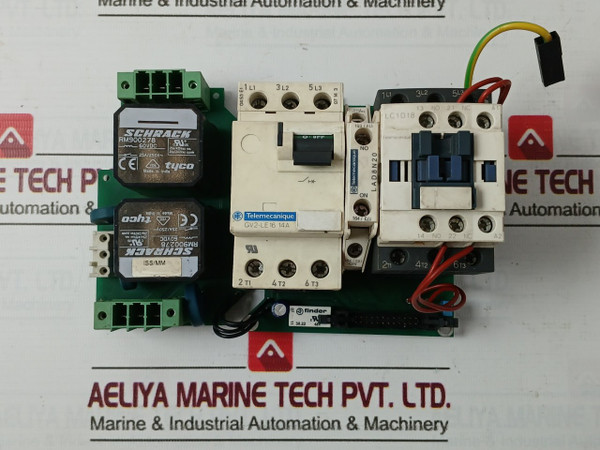 Telemecanique Lc1D18 Control Circuit Board Module Lad8N20, Gv2-le16 14A Rm900278