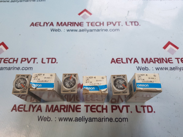 Omron H3Y-4 Timer Relay 24V Dc 10S 3A