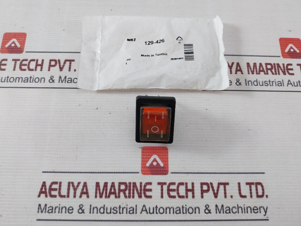 Arcolectric 129-426 Rocker Switch Panel Mount Lamp 230V