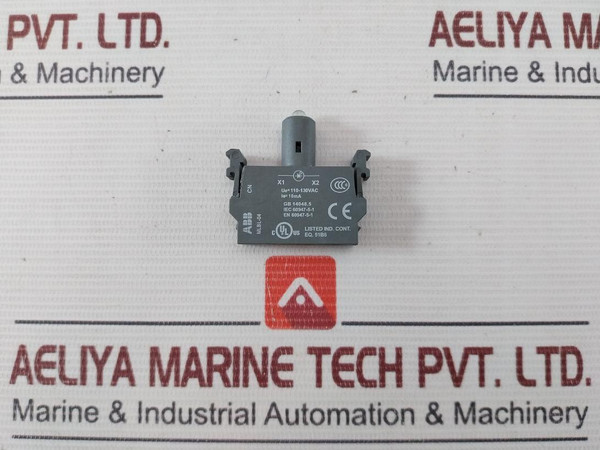 Lot of 4X ABB MLBL-04G Integrated LED Block 110-130VAC 10MA