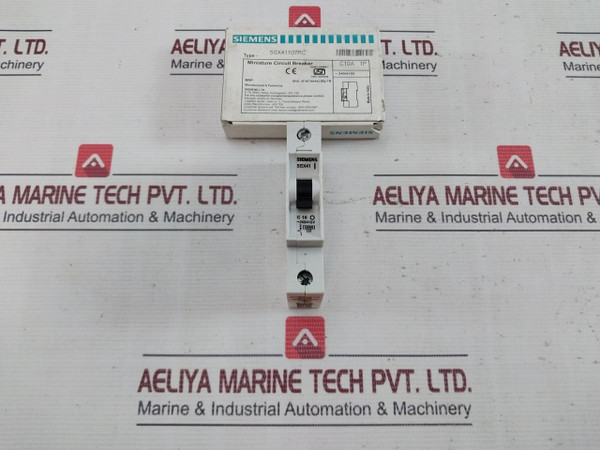 Siemens 5Sx41 Miniature Circuit Breaker 240/415V Is13947-2 C10