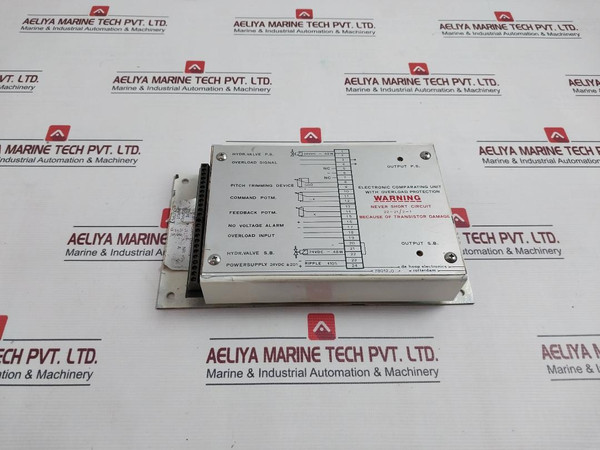 De Hoop Electronics 78.012.02 Electronic Comparing Unit W/ Overload Protection