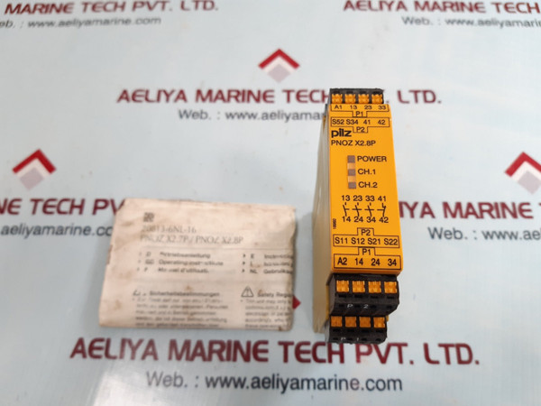 Pilz pnoz x2.8p safety relay