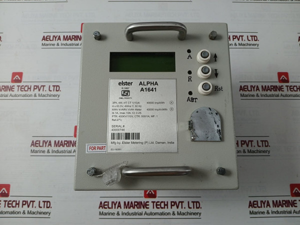 Elster Alpha A1641 Electronic Meter 40000Imp 400Kv/110V Ref-27C (Not Working)