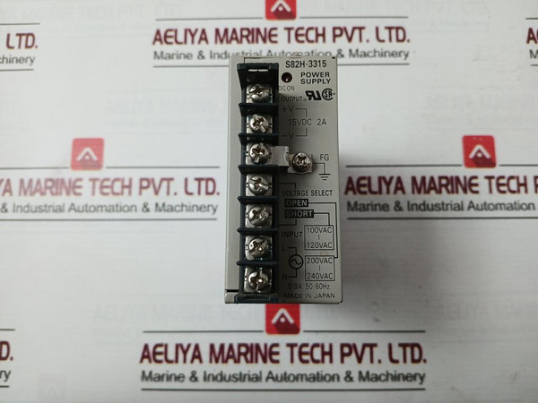 Omron S82H-3315 Power Supply 15Vdc 2A 0.9A 5060Hz